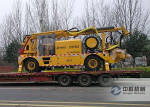 混凝土濕噴臺車發(fā)貨現(xiàn)場